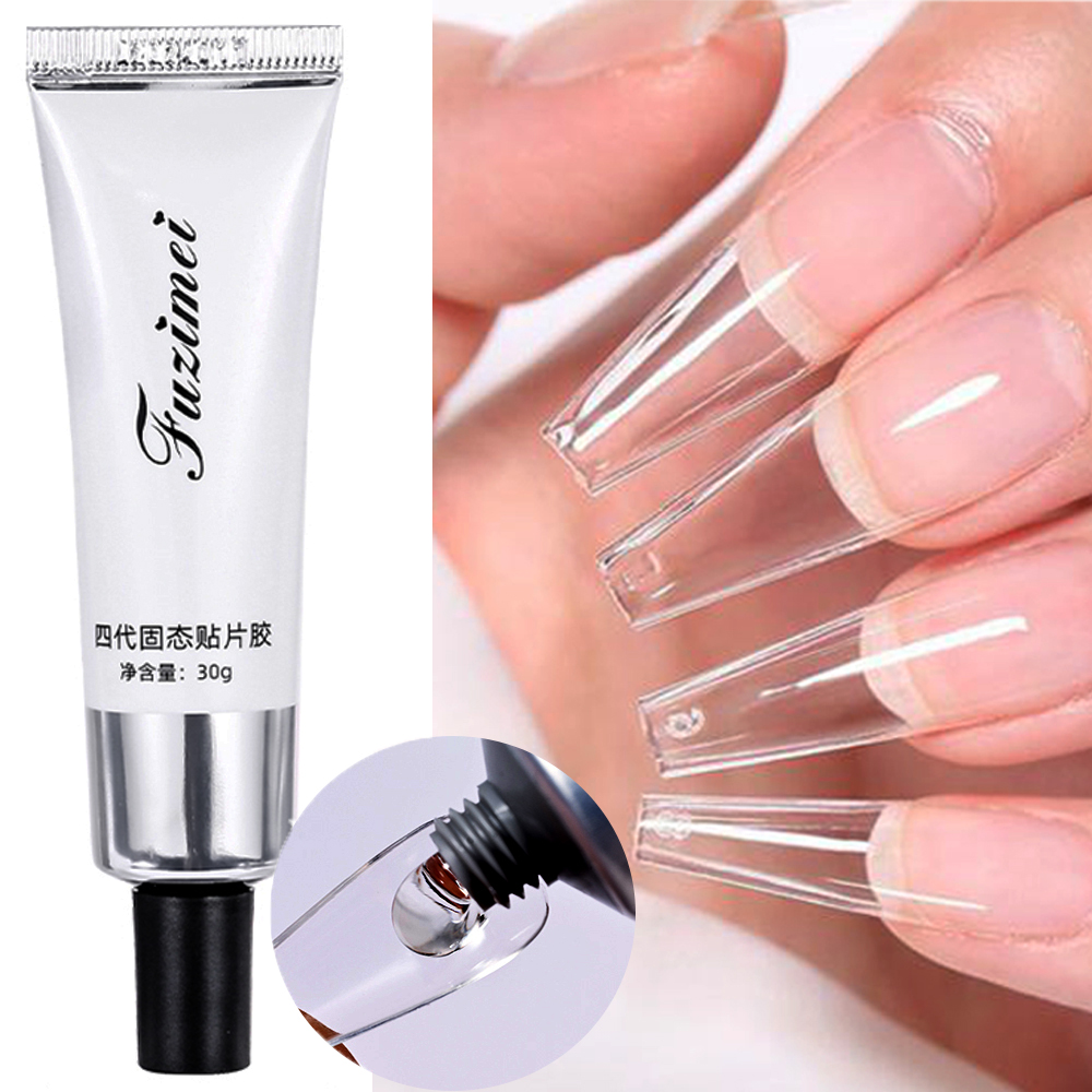 Nail Extension Form - 30/20/10g Solid Soft เคล็ดลับเล็บปลอมเจล Super-Strong การยึดเกาะ