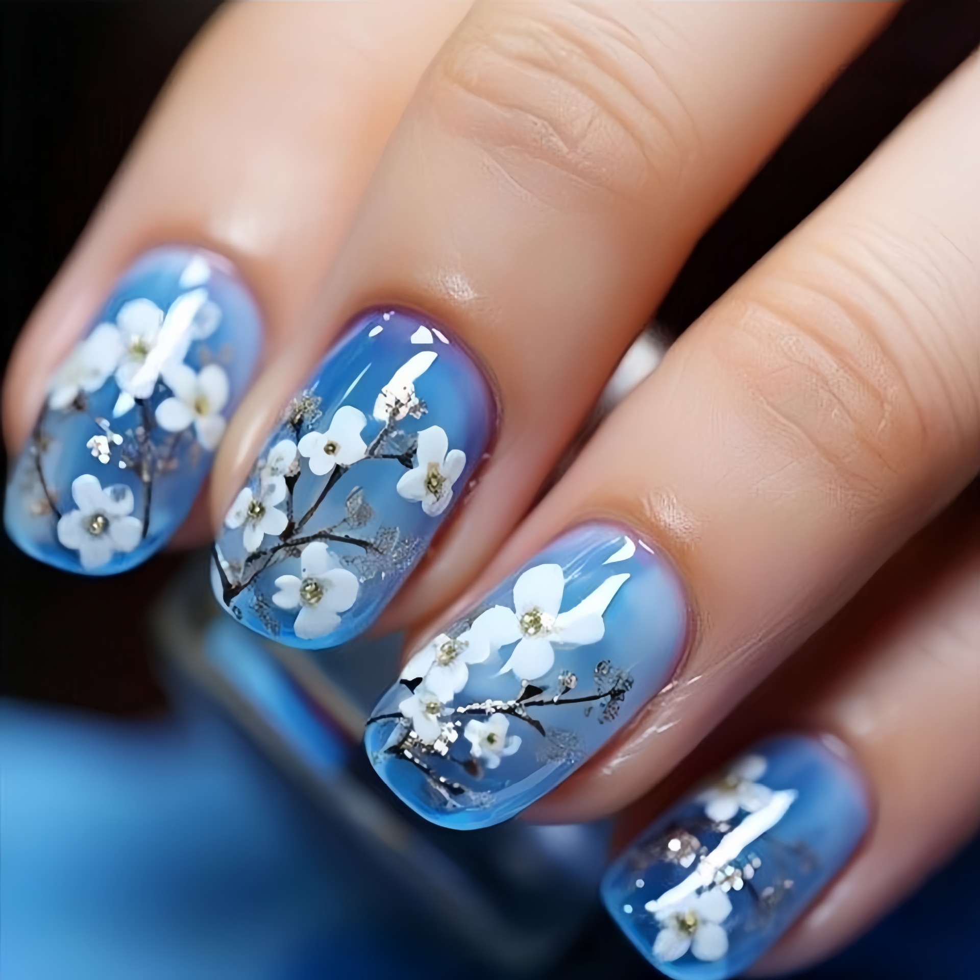 เล็บปลอมขนาดกลางสำหรับผู้หญิงแ - Nail Art Press On บทวิจารณ์และราคา
