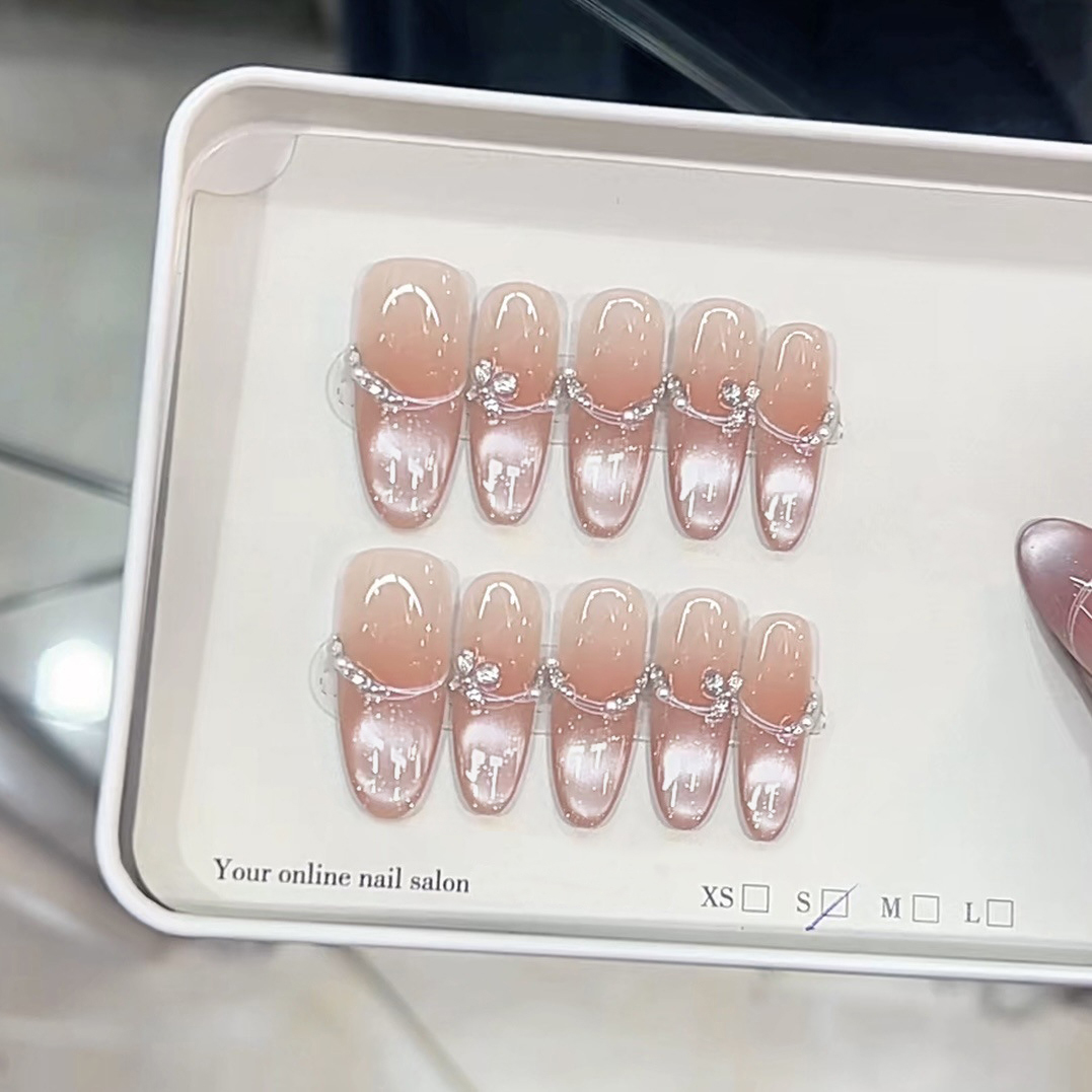 10 ชิ้น/ถุงยาวรูปไข่ Handmade  - Nail Art Xs บทวิจารณ์และราคา