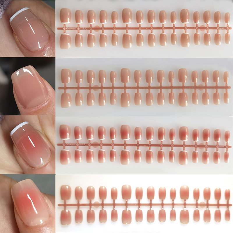 30pcs Gradient เล็บปลอม French - Nail Art Xs บทวิจารณ์และราคา