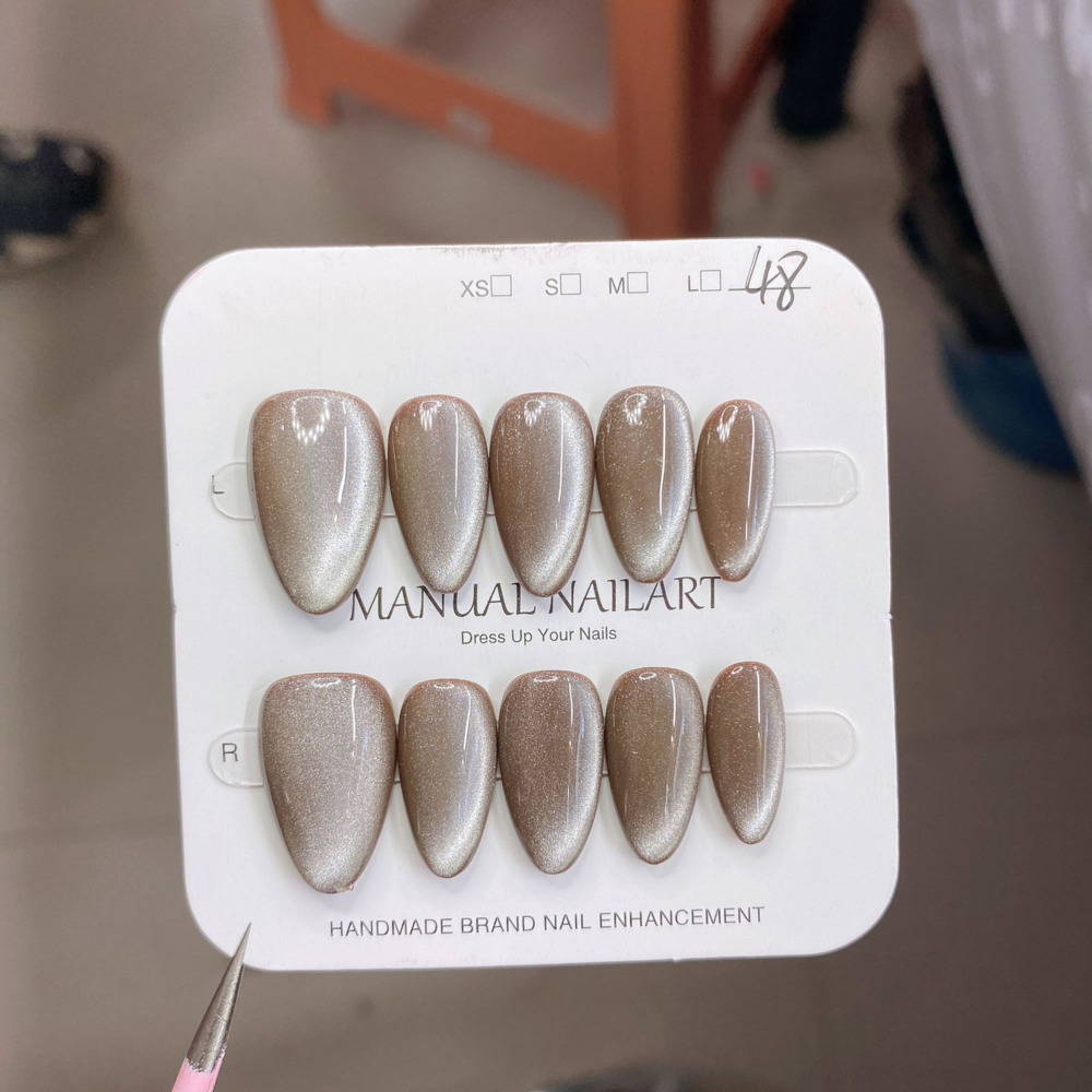 เล็บปลอมแบบกดติด 10 ชิ้น รูปทร - Nail Art Xs บทวิจารณ์และราคา