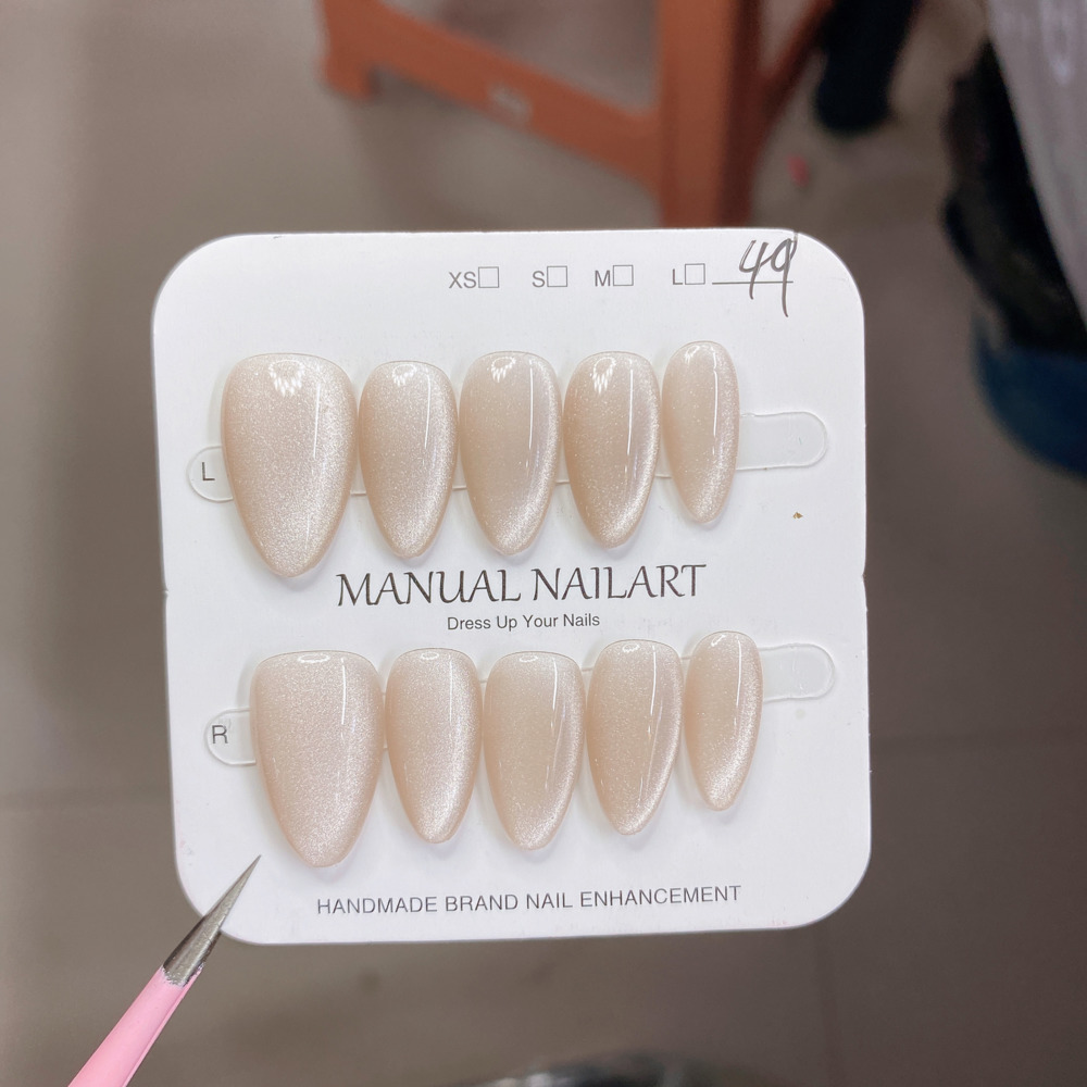 เล็บปลอมแบบกดติด 10 ชิ้น รูปทร - Nail Art Xs บทวิจารณ์และราคา