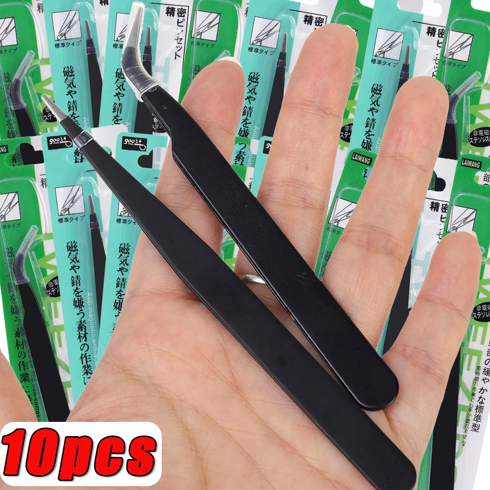 10PCS ปลายโค้ง Eyelash EXTENSI - Nail Extension Form บทวิจารณ์และราคา