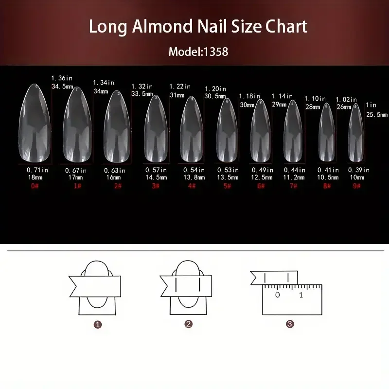 24ชิ้นมันวาวยาวอัลมอนด์ฮาโลวีน - Nail Art Vampire บทวิจารณ์และราคา