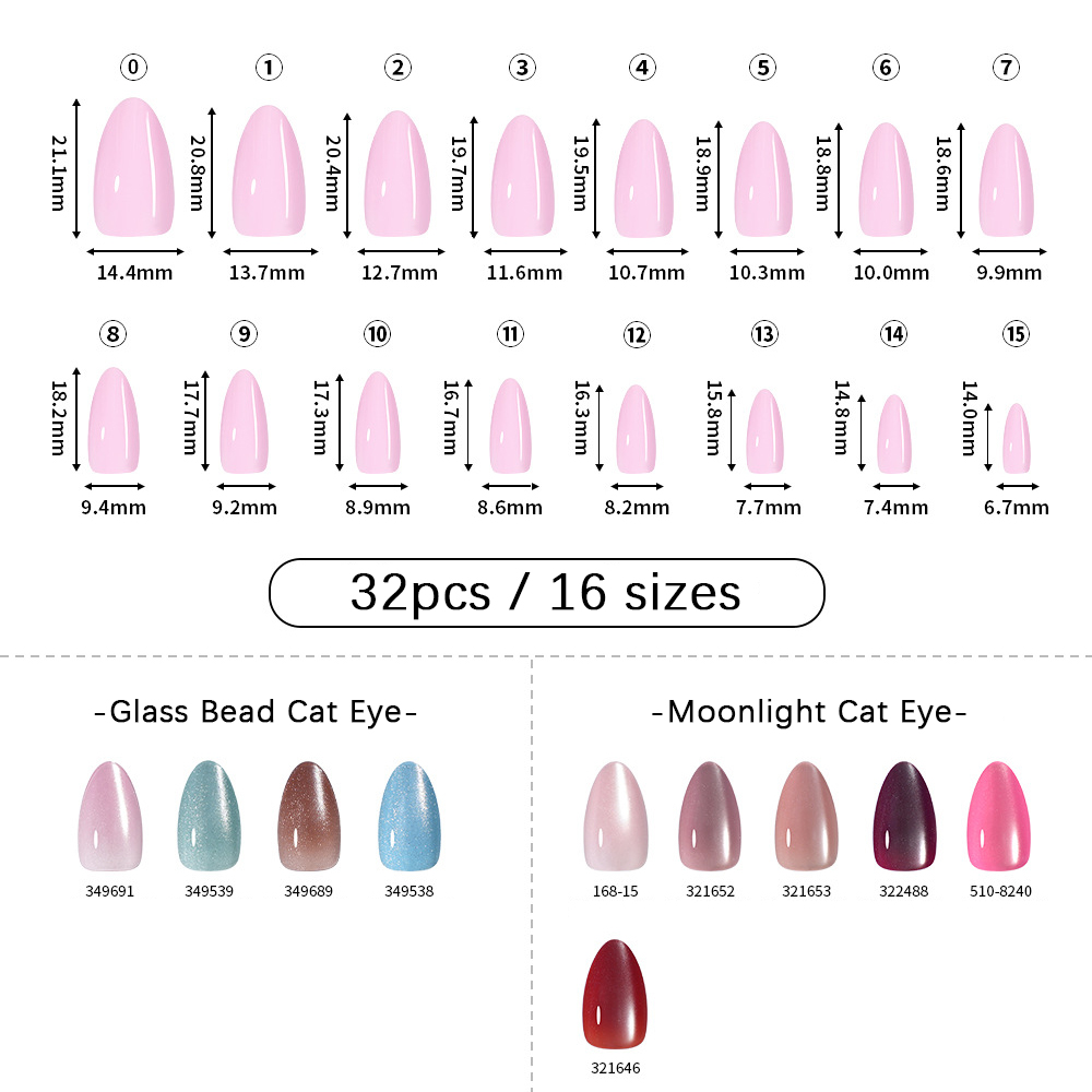 VITAGWX 32 ชิ้น เล็บปลอมแบบกดต - Nail Art Press On บทวิจารณ์และราคา