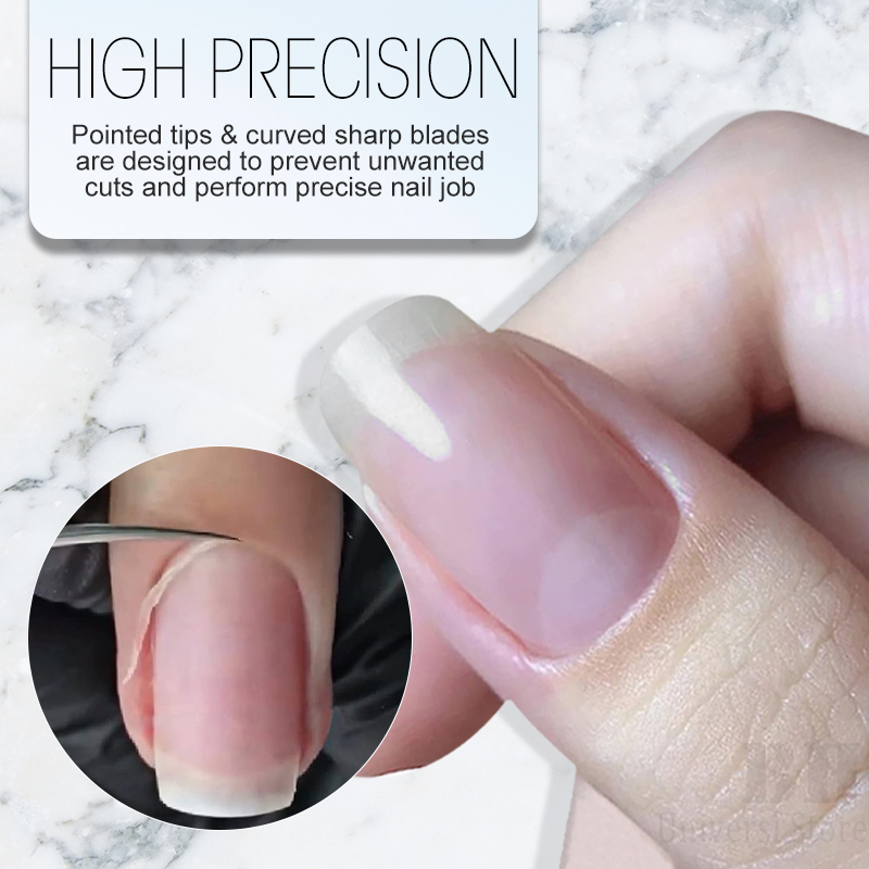1ชิ้นกรรไกรตัดหนังกำพร้าคีมสแต - Nail Extension Form บทวิจารณ์และราคา