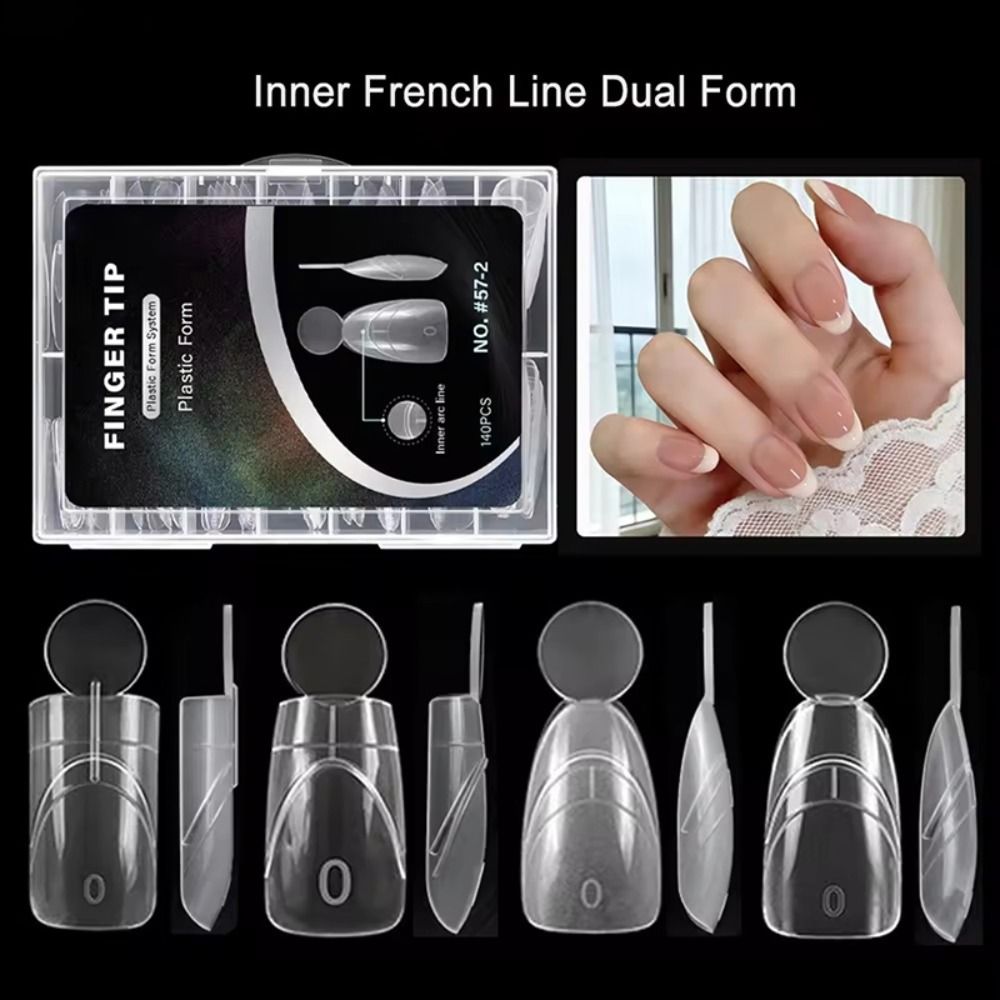 แม่แบบเล็บปลอมแบบฝรั่งเศส 140  - Nail Extension Form บทวิจารณ์และราคา
