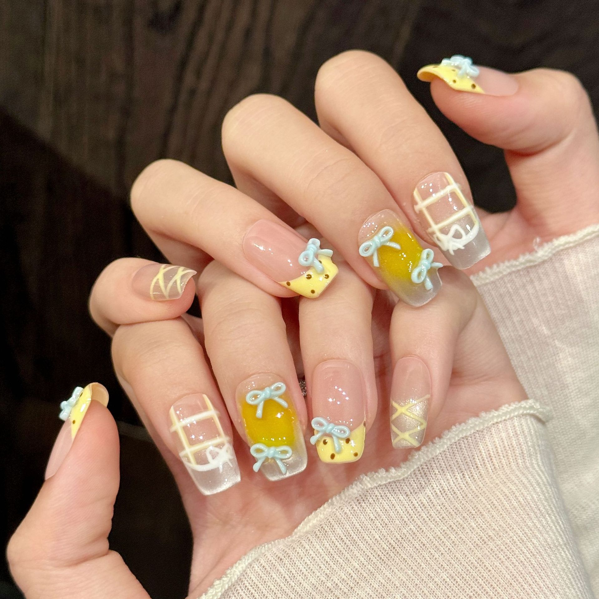 เล็บปลอมสำเร็จรูป 10 ชิ้น ลายก - Nail Art Xs บทวิจารณ์และราคา