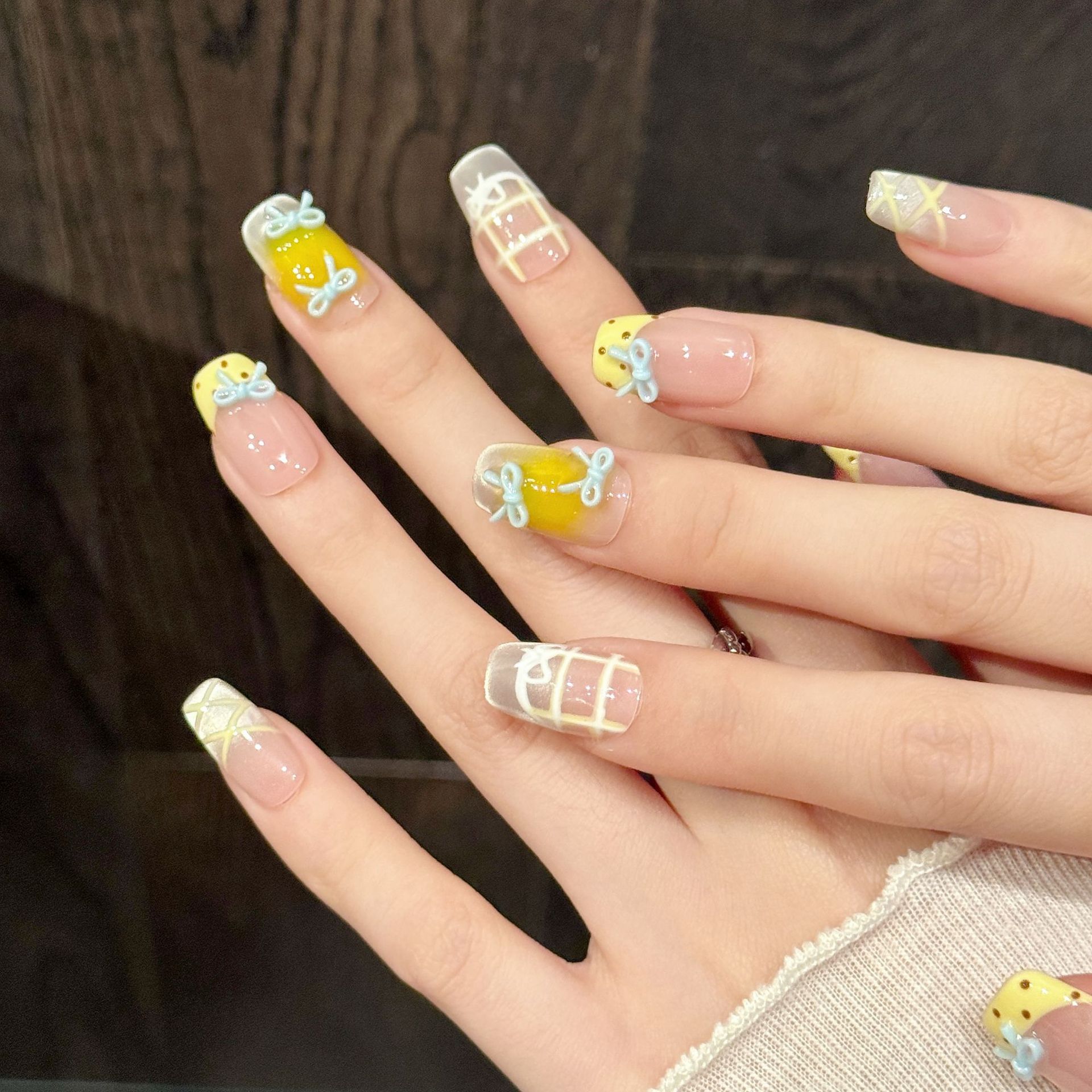เล็บปลอมสำเร็จรูป 10 ชิ้น ลายก - Nail Art Xs บทวิจารณ์และราคา