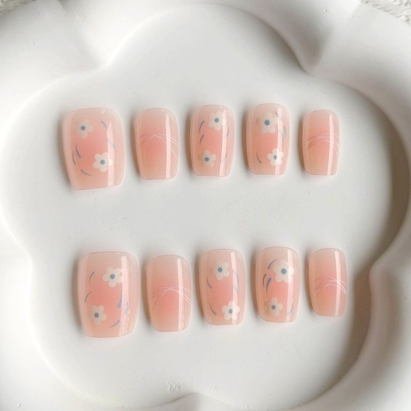 สติ๊กเกอร์ติดเล็บปลอมลายเฟรนช์ - Nail Art Xs บทวิจารณ์และราคา