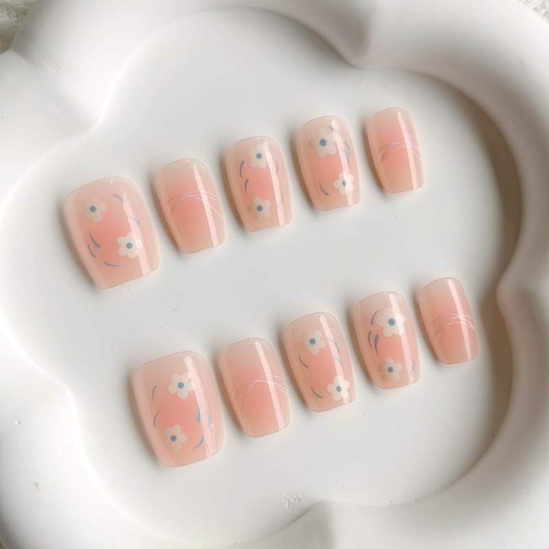 สติ๊กเกอร์ติดเล็บปลอมลายเฟรนช์ - Nail Art Xs บทวิจารณ์และราคา