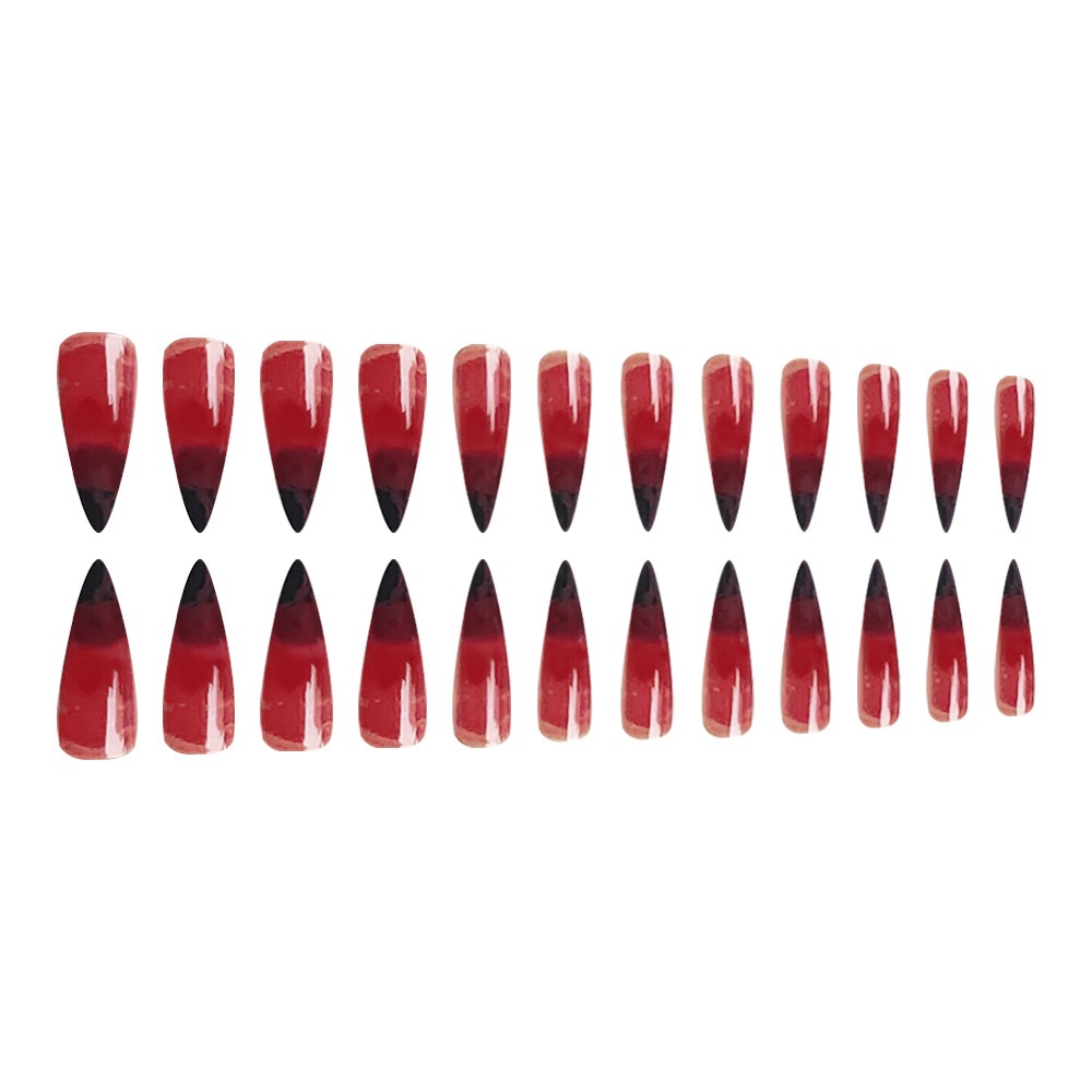24 ชิ้น เล็บปลอมลายแวมไพร์สำหร - Nail Art Vampire บทวิจารณ์และราคา