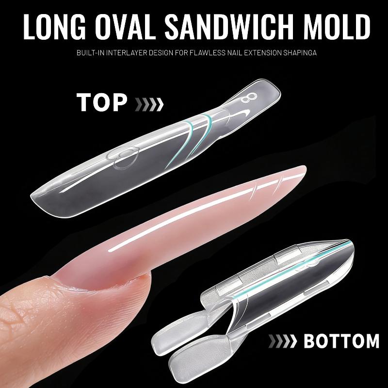 แม่พิมพ์เล็บแบบคู่รุ่นใหม่ 120 - Nail Extension Form บทวิจารณ์และราคา