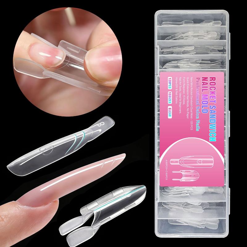 แม่พิมพ์เล็บแบบคู่รุ่นใหม่ 120 - Nail Extension Form บทวิจารณ์และราคา
