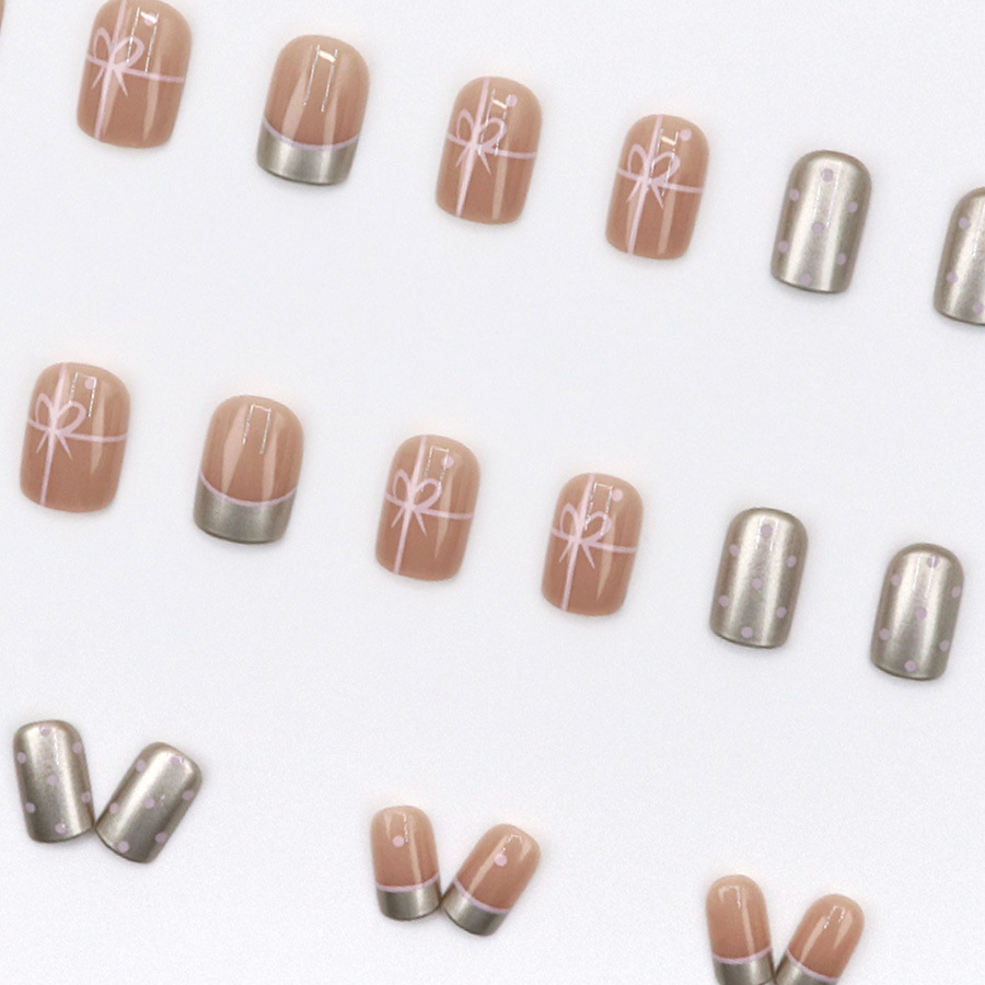 เล็บปลอมทรงสี่เหลี่ยมสั้นสำหรั - Nail Art Xs บทวิจารณ์และราคา