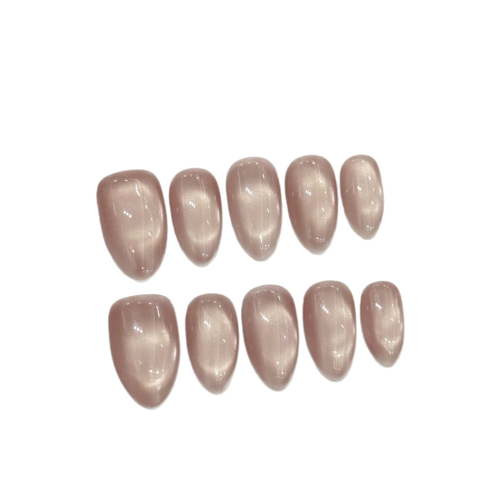 เล็บปลอมกดติด 10 ชิ้น ทำมือ สี - Nail Art Press On บทวิจารณ์และราคา