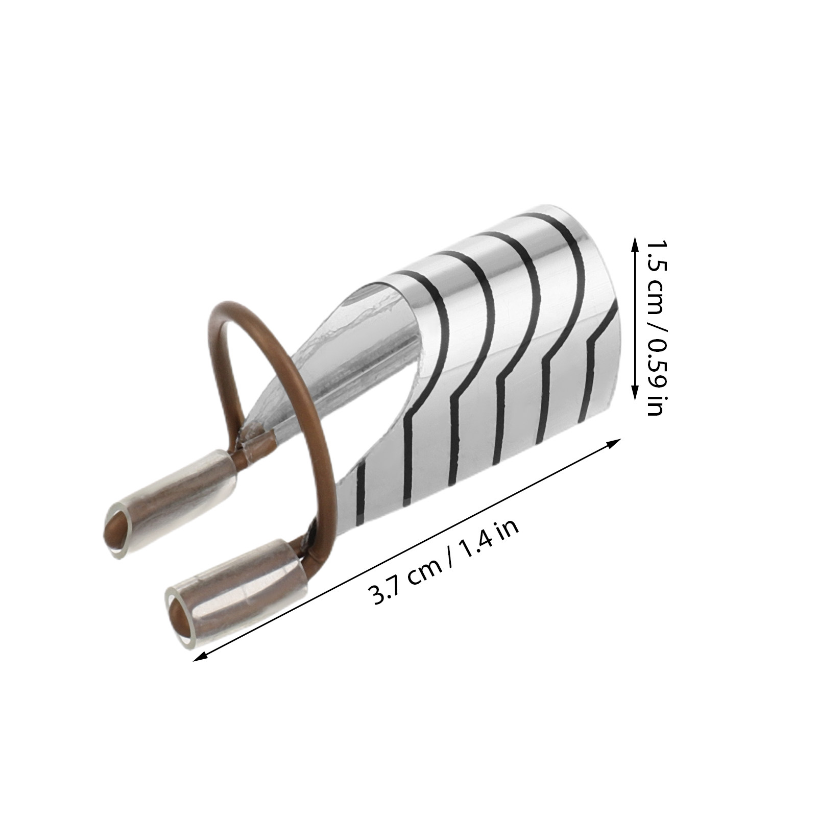 5 ชิ้น แม่แบบต่อเล็บอะลูมิเนีย - Nail Extension Form บทวิจารณ์และราคา